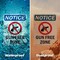Signmission Gun Free Zone OSHA Notice Sign, Plastic, 7in W x 10in L, 2PK OS-2PACK-NS-P-710-V-13178 - alternate 3